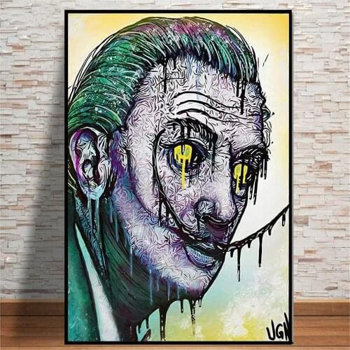 Abstract Beard Men Graffiti Art Canvas Paintings On the Wall Art Posters And Prints Street Art Canvas Pictures Home Decoration