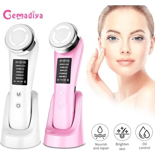 RF & EMS Lifting Facial Beauty Device Mesotherapy Skin Care Facial Deep Cleansing Machine Facial Massager Skin Rejuvenation