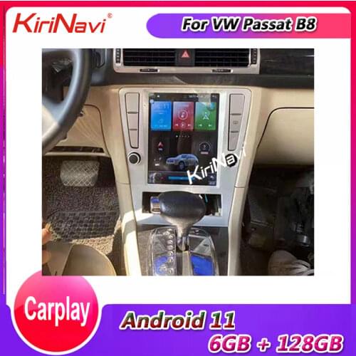 KiriNavi Tesla Style 10.4" Android 10.0 Car Radio For Vw Volkswagen Passat B7 Car Dvd Player Auto GPS Navigation 4G 2009-2011