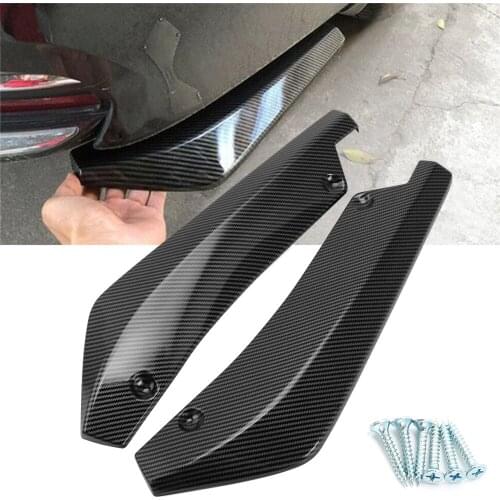Car Rear Bumper Lip Sport Diffuser Splitter Car decoration for Mercedes Benz W211 W203 W204 W210 W124 AMG W202 CLA W212 W220