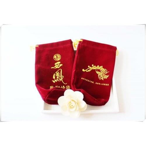 Round bottom Velvet bag customized Logo velvet Gift Bags velvet jewellry drawing Pouch