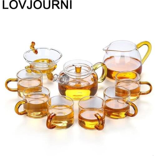 Decor Kung Fu Teapot Theepot Vintage With Infuser Kuchnia Travel China Home Decoration Accessories Pot Teaware Chinese Tea Set