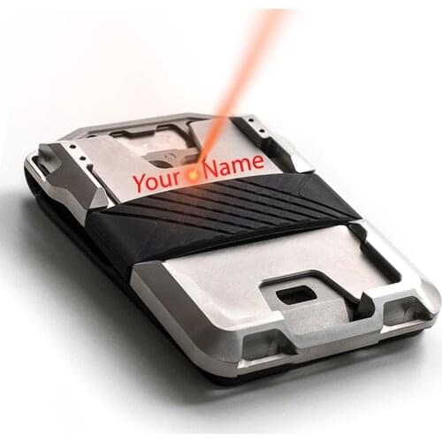 2020 Aluminium Metal Rfid Credit Card Holder Men Wallet Bank ID Cardholder Anti-thief Card Case Money Bag Practical Tactical