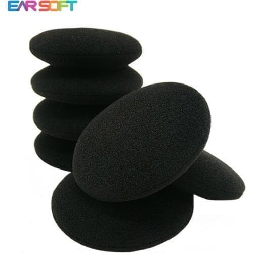 Earsoft Ear Pads Replacement Sponge Cover for Plantronics Pulsar P590 Headset Parts Foam Cushion Earmuff Pillow