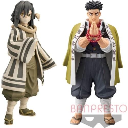 100% Original Banpresto Demon Slayer Iguro Obana Himejima Kyoumei Figure PVC Action Model Toys Anime Figure