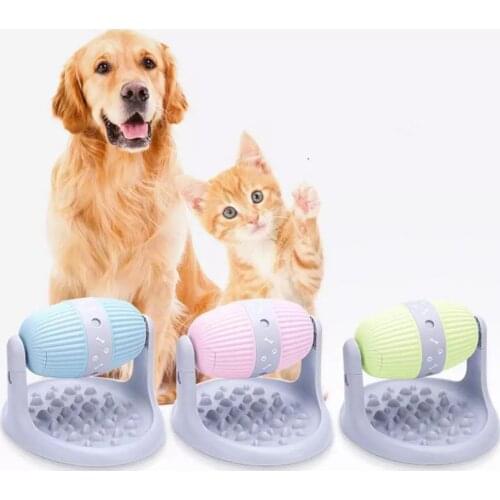 Interactive Treat Leaking Toy for Small Dogs Original Slow Dog Feeder Funny Dog Wheel Pet Products Accessories