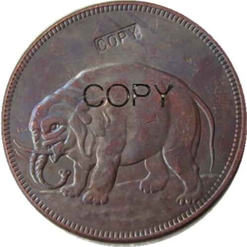 1694 London Elephant Token Half penny Colonial Coinage Thick Planchet Copy Coins