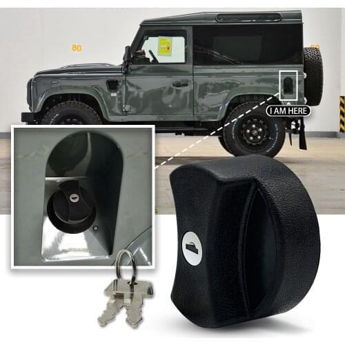 For Land Rover Defender Fuel Gas Cap Cover Tank Lock Set + 2 Keys for 300tdi STC4072 RTC4740 BR 0099