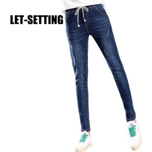 Women's Loose Jeans Let－Setting China