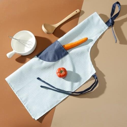 Sleeveless Oil-proof Apron with Big Pocket Waist Bib Cleaning and Kitchen bakery Housework Cooking Baking Accessories for Woman