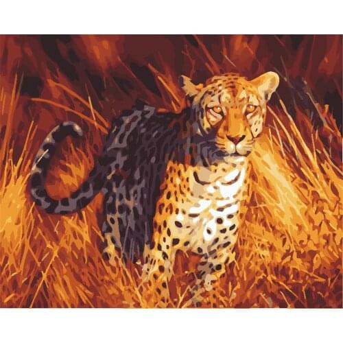 Xenophobe True 40x50cm Butterfly Leaf House Diy Painting By Numbers Landscape Acrylic Paints Canvas Drawing Handpainted Kits