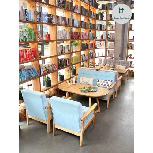 Louis Fashion Cafe Furniture Sets Coffee Tea Shop Table and Chair Combination
