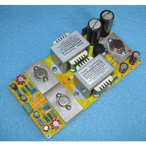 Pure class A single-ended germanium tube output transformer pre-amplifier board LG-267C, single-ended / balanced output