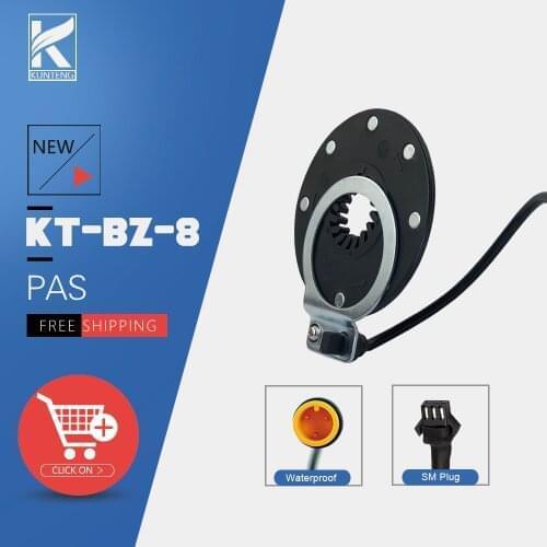 Electric Bicycle Pedal Assist Sensor BZ4 8 Magnets for KT Controller PAS Sensor 3Pin SM WP Connector E-Bike Accessories