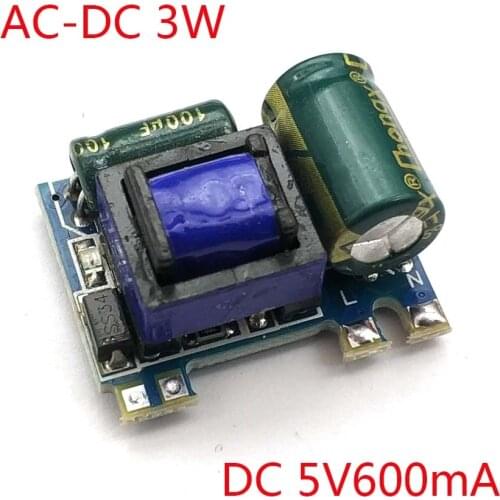 Precision 5V600mA (3W) Isolated switching power supply module / AC-DC buck module 220 to 5V
