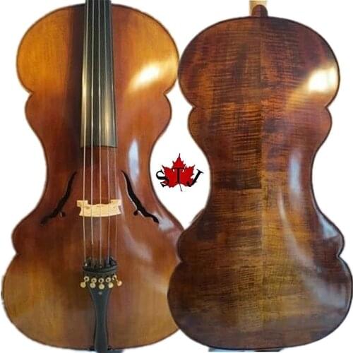 SONG baroque style professional 5 strings 4/4 cello,big,deep rick sound #12836