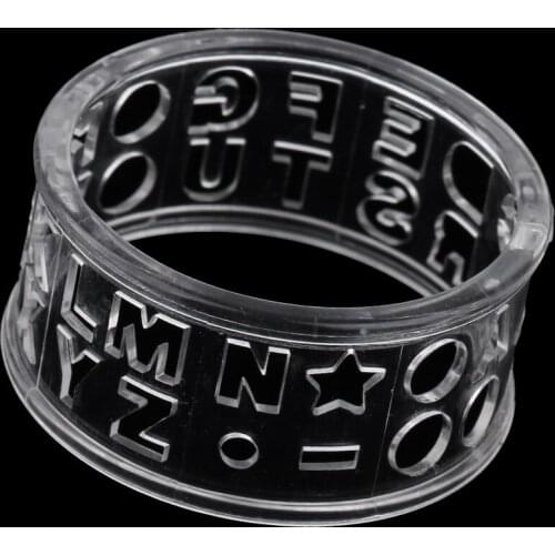 Letter Pattern Golf Ball Liner Marker Template Drawing Tool Putting Aids Accessories