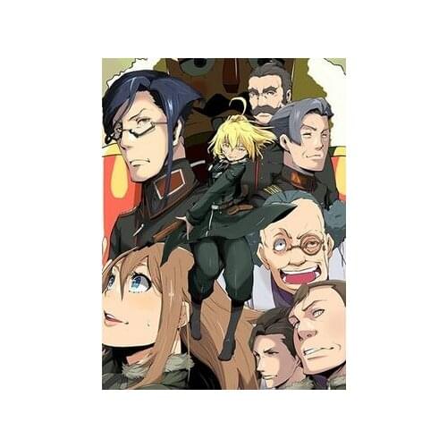 Anime Youjo Senki Saga of Tanya Print Silk Poster Home Wall Decor 24x36inch