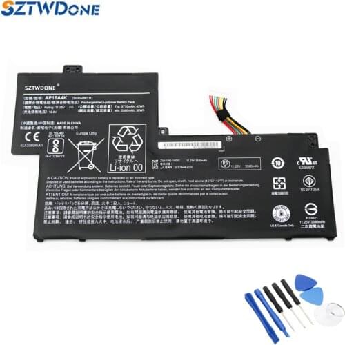 SZTWDONE AP16A4K New Laptop Battery for Acer Swift 1 SF113-31 N17P2 N16Q9 11.25V 42WH