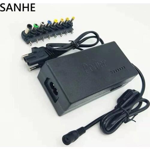 DC 12V/15V/16V/18V/19V/20V/24V 4-5A 96W Laptop AC Universal Power Adapter Charger for ASUS DELL Lenovo Sony Toshiba Laptop