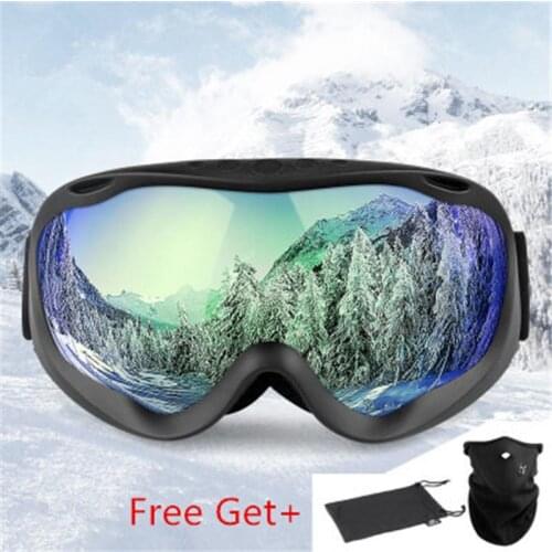 Weimostar Winter Skating Snowboard Goggles Sandproof Double Lens Ski Glasses Waterproof Skiing Eyewear UV Protection Ski Mask