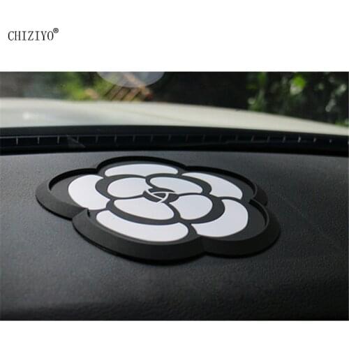 1 PC Black Camellia Super Magic Non-slip Mat Mobile Phone Holder Car Gadget Pads Accessories For Car Panel Waterproof