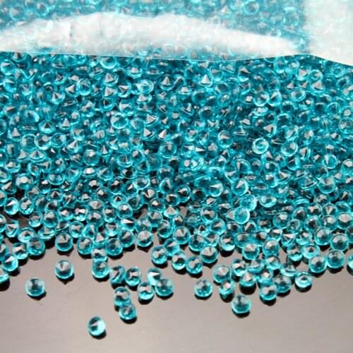 1000pcs/pack 2.5mm Tiny Diamond Confetti Acrylic Crystals Confetti Wedding Party Decoration DIY Crafts Embellishments