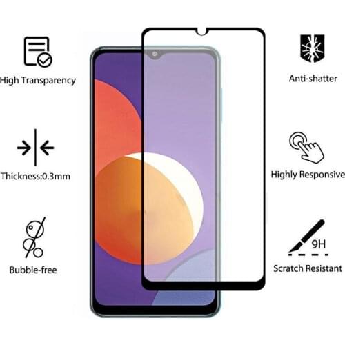 3D Full Cover Tempered Glass For Samsung M12 Screen Protector Film For M12 Glass