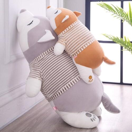 70cms 90cms Super Soft Husky plush Toys Dolls Creative Birthday Gifts for Children