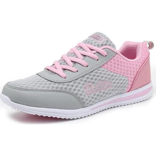 AFFINEST Spring Autumn Running Shoes For Women Breathable Mesh Shoes Zapatillas For Network Soft Wild Flats Zapato Size 35-42
