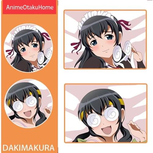 Anime Ore no Imouto ga Konnani Kawaii Wake ga Nai Makishima Saori Throw Pillow Cover Hug Pillowcase Otaku Bedding Dakimakura