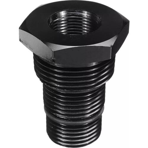 Automobile Engine Oil Filter Aluminum Alloy Oil Filter Adapter 1/2"-28 Or 5/8"-24 Turn 3/4"-16 13/16"-16 3/4NPT Threaded Joint