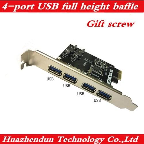 A large number of spot new inventory PCI12CM full high baffle 4 port USB bracket Free shipping