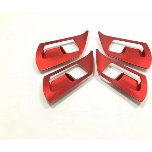 For Toyota RAV4 RAV 4 2016 2017 2018 ABS Interior Inner Car Door Handle Bowl Cover Frame Trim Stickers Car-Styling Accessories