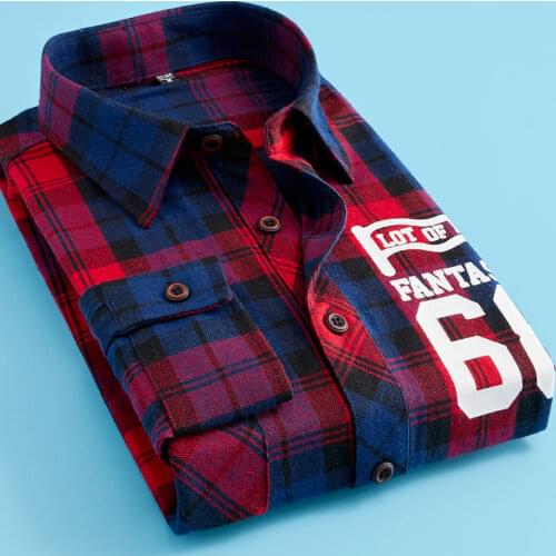 Мужские клечатые рубашки GQXAON China At AliExpress