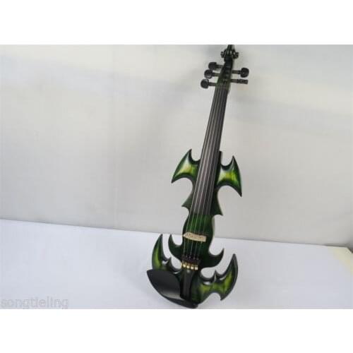 BEST model Green color streamline 5 strings 15 1/2" electric viola,solid wood