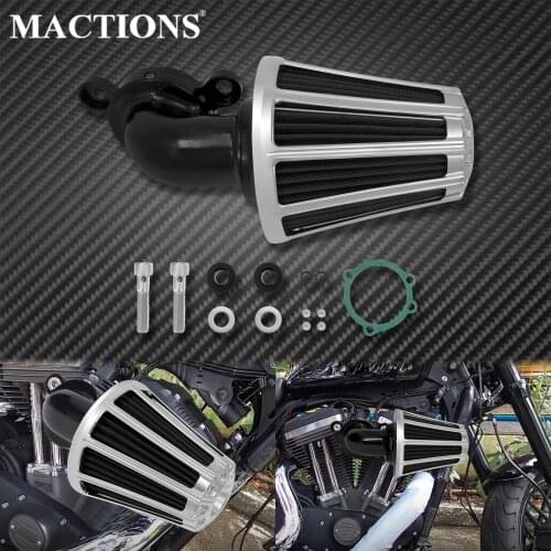 Motorcycle Air Cleaner Intake Filter System CNC Aluminum For Harley Sportster XL 883 1200 72 48 2004-2021 Super Low Roadster