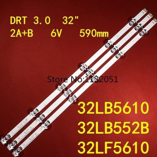 New 10 kits LED Strips 6-lamps for LG 32"TV 32lb5600 32lb560b 32lb570b 32lb580b 32lb620b