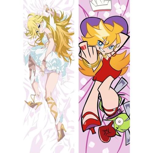 2017 update Japanese Anime Panty & Stocking with Garterbelt Dakimakura body throw pillow cover case Hugging Body pillowcase