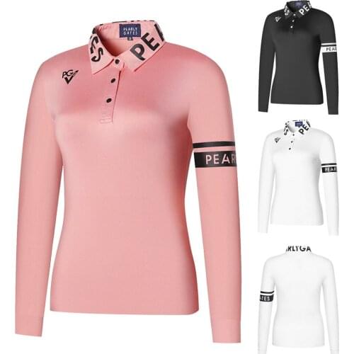 Autumn Golf Clothing Womens Quick-Drying Sports Outdoor Self-Cultivation Fashion Polo High Quality T-Shirt Long Sleeves