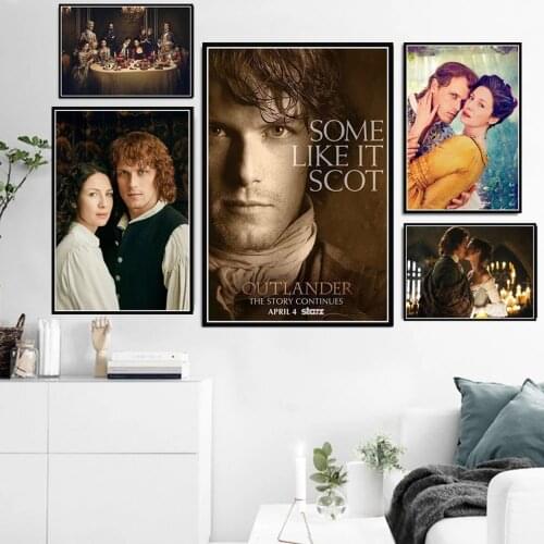 Outlander Poster TV Movie Character Oil Painting Wall Art Picture Home Decoration Wall Art Picture