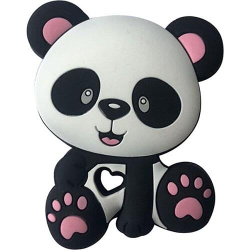 Food Grade Silicone Teethers DIY Ice Cream Shape Baby Teether Infant Baby Silicone Charms Kids Teething Gift Toddler Toys