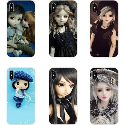 For Huawei Mate Honor 4C 5C 5X 6X 7 7A 7C 8 9 10 8C 8X 20 Lite Pro Transparent Soft Shell Cases Cute Cloth Dolls Protect Protect