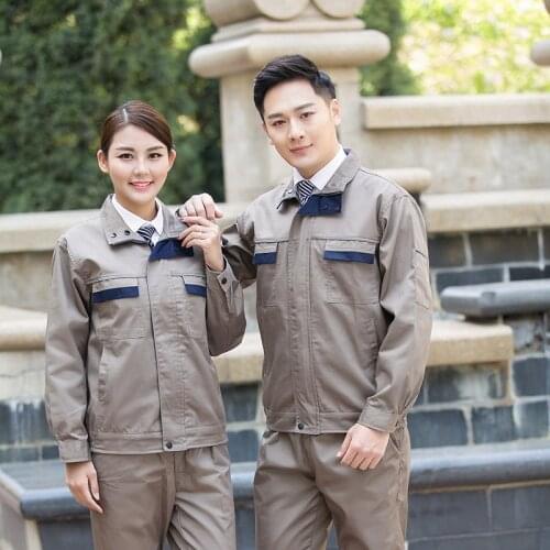Work Clothing Durable Long Sleeve Workshop Uniform Factory Workwear Welding Suit Auto Repair Labor Porter Engineering Coveralls