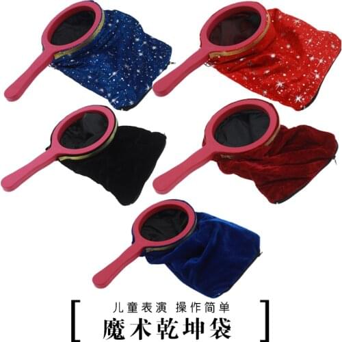 1Pc Magic Tricks props gimmicks Change Bag Beginner Magician Magic Universal Bag Color Kid Toy Make Things Appear or Disappear