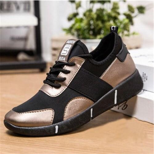 Siddons Casual Shoes For Women Sneakers Tenis Woman Fashion 2020 Round Toe Lightweight Comfortable Flats Lace Up Sports Shoes