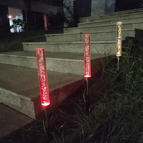Solar Light Outdoor Lamps outdoor LED solar light Three Bubble Lights For Garden Color Decoration Light Lawn Outdoor Waterproof