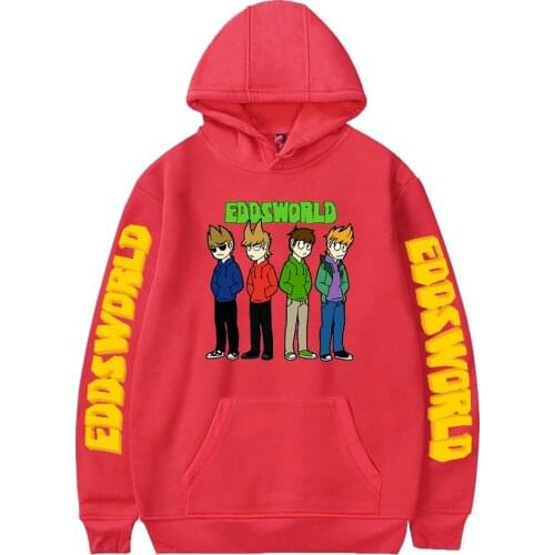 WAWNI Eddsworld Hoodie Oversized Sweatshirt Hip Hop Hoody Sweet Pullover Harajuku Hoodies Cosplay Clothes Cosplay Sweatshirts
