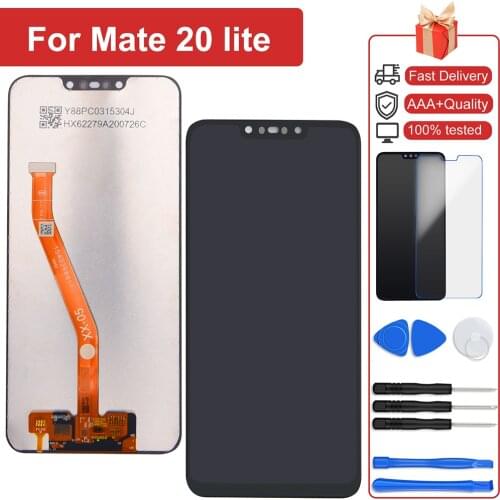 Perfect Repair AAA+++ 6.3“ Display For Huawei Mate 20 lite LCD Screen Replacement Assembly Digitizer Touch Pantalla SNE LX1 L21