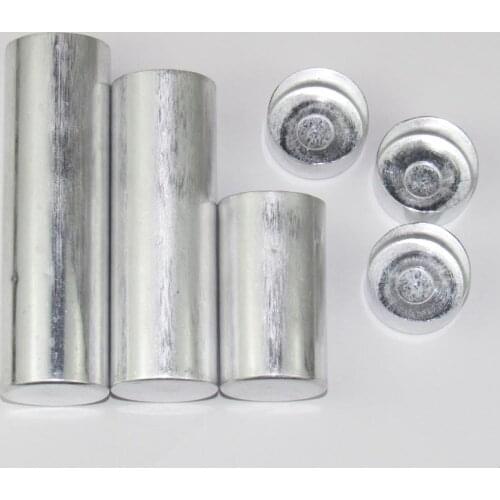 150pcs Flexible Acrylic Denture Materials Dental Lab Empty Tube Aluminum Cartridge With Cover